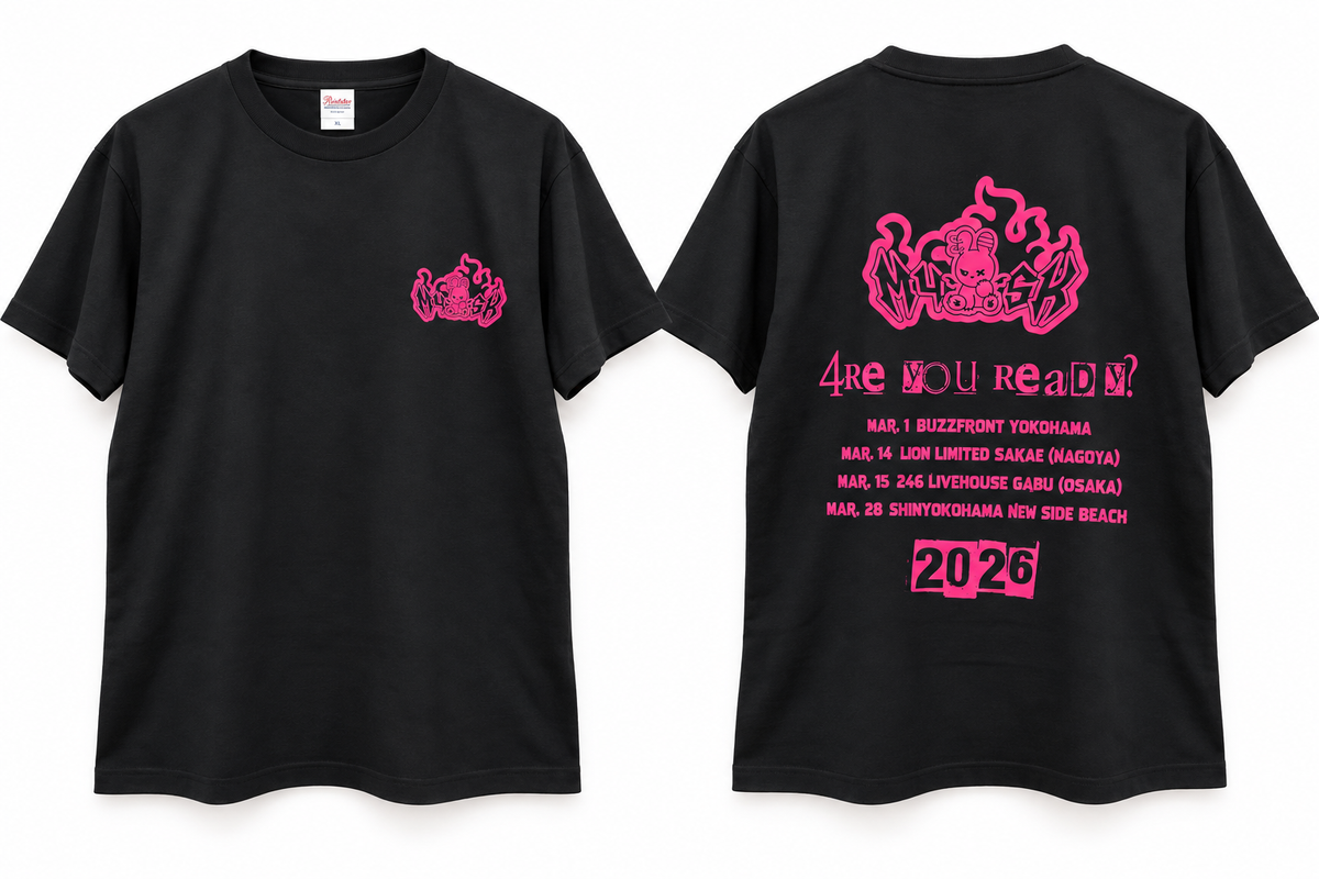 2026 4re you ready?ツアーTシャツ 商品写真