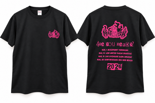 2026 4re you ready?ツアーTシャツ 商品写真
